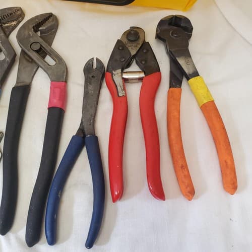 Lot of 6 Assorted Mechanic's Pliers Set LOT-861 - Thumbnail 5