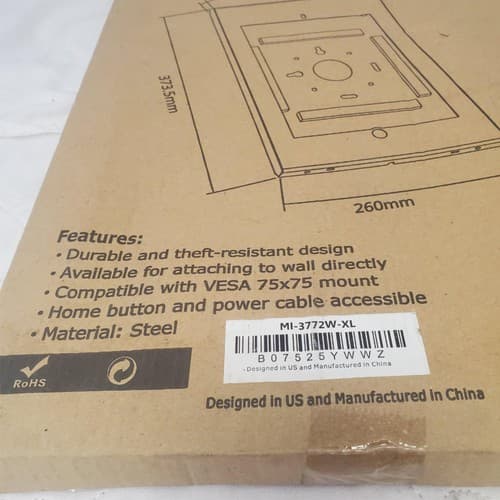 Mount-it MI-3772-XL Anti Theft iPad Pro Wall Mount Enclosure - Thumbnail 3