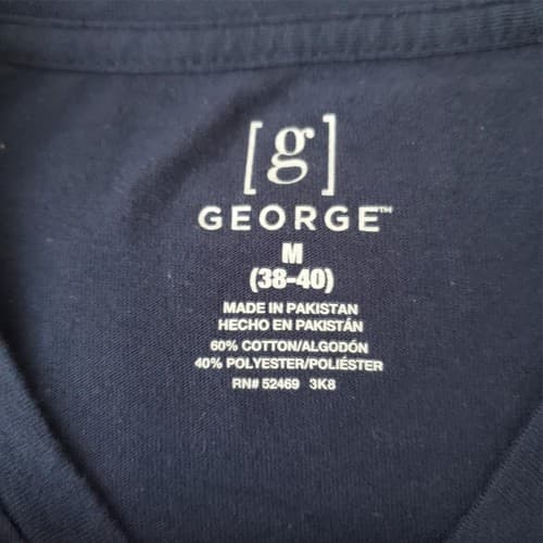 Lot of 4 Assorted Size M 38-40 GEORGE Dry Fit Short Sleeve Shirt Mens - Thumbnail 8