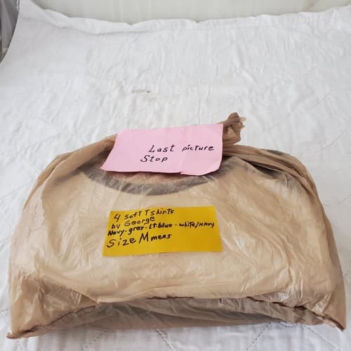 Lot of 4 Assorted Size M 38-40 GEORGE Dry Fit Short Sleeve Shirt Mens - Thumbnail 15