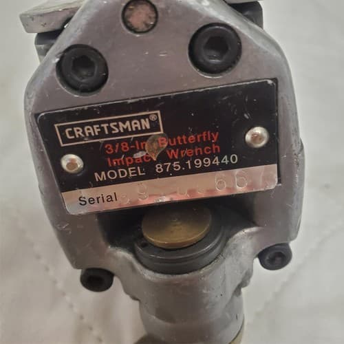 Craftsman Butterfly Model 875.199440 Impact Wrench Air Tool AD66 - Thumbnail 5