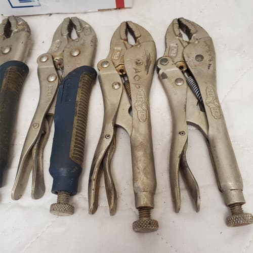 Lot of 5 Vise Grip Irwin 7CR 7" The Original Vise Grip Locking Pliers LOT-909 - Thumbnail 5