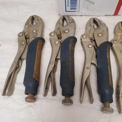 Lot of 5 Vise Grip Irwin 7CR 7" The Original Vise Grip Locking Pliers LOT-909 - Thumbnail 4