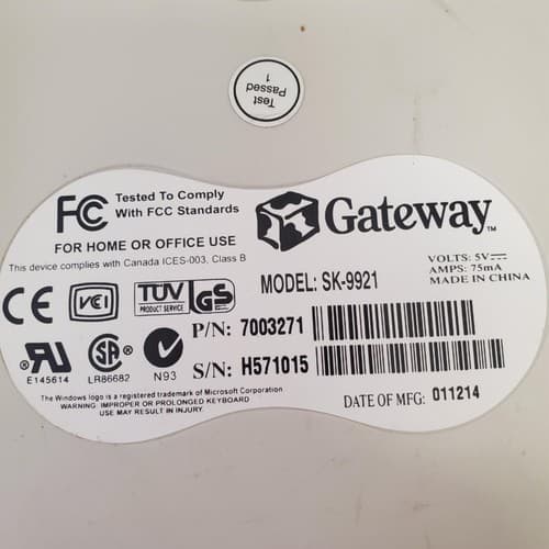 Lot of 5 Assorted Brands PC Keyboards - Thumbnail 12