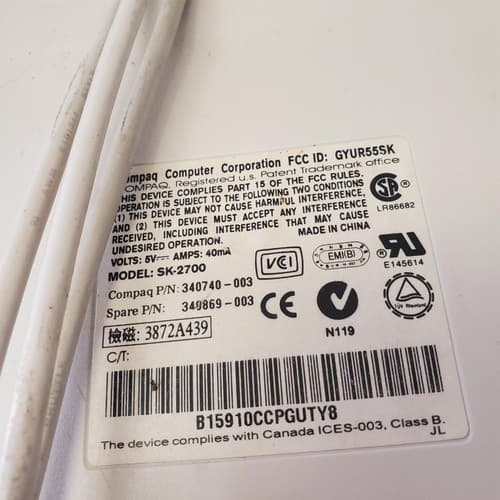 Lot of 5 Assorted Brands PC Keyboards - Thumbnail 14