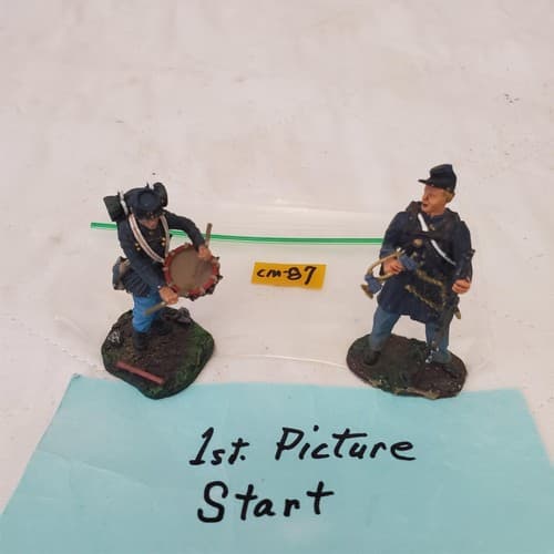 The Collectors Showcase 20th Massachusetts Drummer & Trumpet CM-87 - Image 1