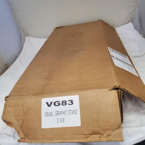 Pillowcase Banner Visual Graphic VG83 3Inch x 8Inch Stand - Thumbnail 2