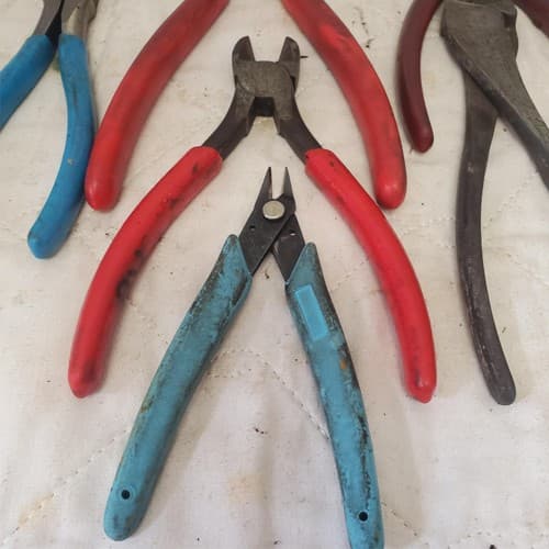 Lot of 6 Assorted Wire Cutters & Pliers LOT-837 - Thumbnail 7