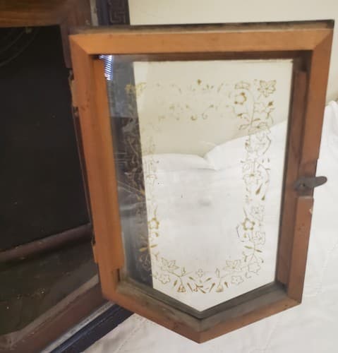 Vintage 1920s Seikosha Octagon Drop Regulator Wall Clock Japan Schoolhouse Style - Thumbnail 6