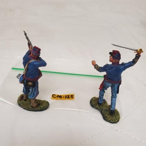 The Collectors Showcase CS01032 Firing& CS01028 Officer 72nd Pennsylvania CM-125 - Thumbnail 5