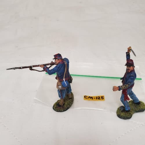 The Collectors Showcase CS01032 Firing& CS01028 Officer 72nd Pennsylvania CM-125 - Thumbnail 6