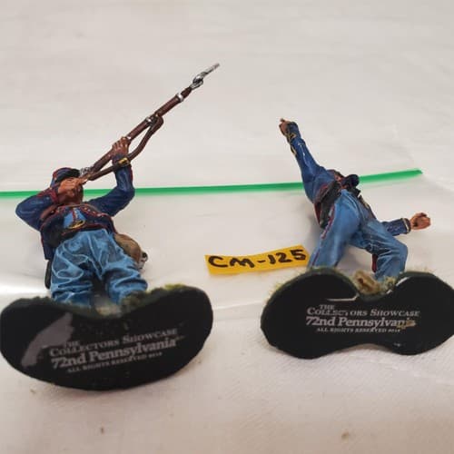 The Collectors Showcase CS01032 Firing& CS01028 Officer 72nd Pennsylvania CM-125 - Thumbnail 7