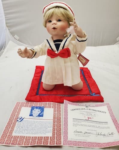 The Ashton Drake Galleries Jill Porcelain Doll Yolanda Bello Moments To Remember - Thumbnail 2