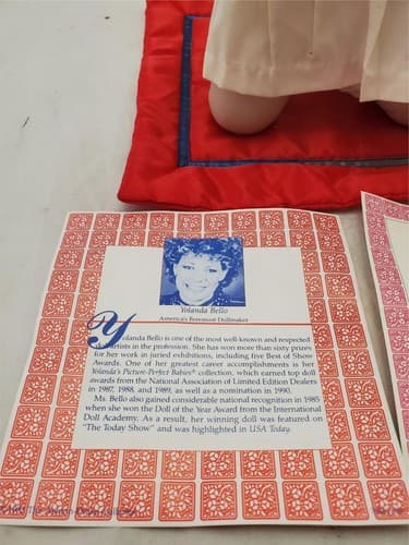 The Ashton Drake Galleries Jill Porcelain Doll Yolanda Bello Moments To Remember - Thumbnail 4