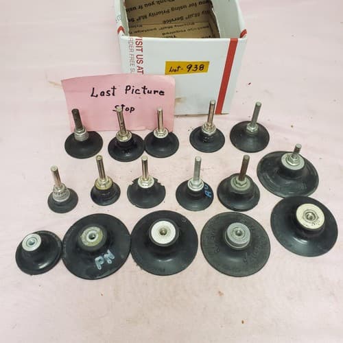Lot of 16 Roll Lock Mandrel Sanding Disc Holder LOT-938 - Thumbnail 7