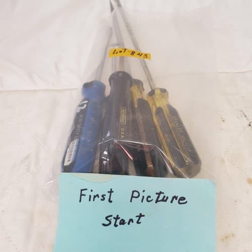 Lot of 5 Assorted Cotter Pin Puller Phillips Flat Tip Screwdriver Set LOT-843 - Thumbnail 2