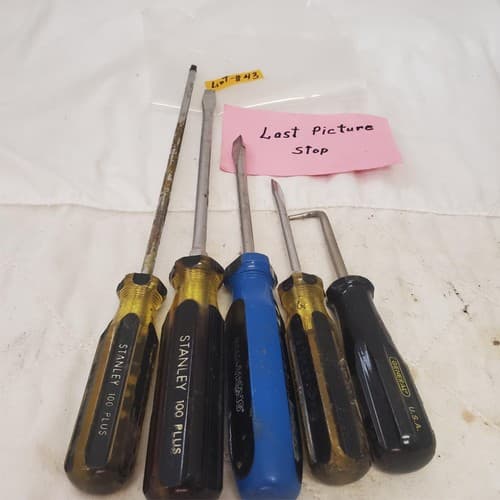 Lot of 5 Assorted Cotter Pin Puller Phillips Flat Tip Screwdriver Set LOT-843 - Thumbnail 6