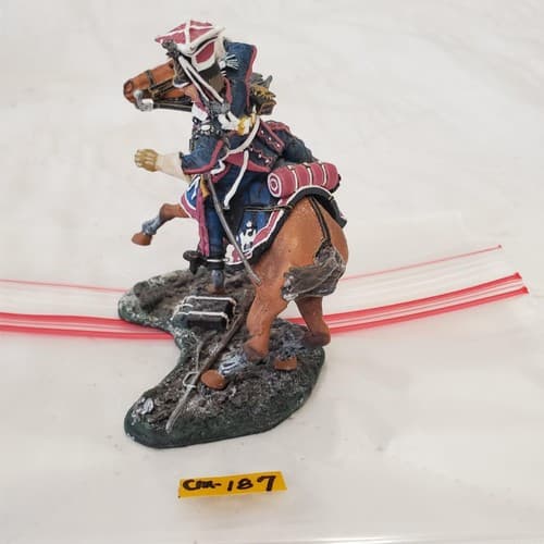 The Collectors Showcase CS00342 French Lancer Wounded Mounted CM-187 - Thumbnail 3