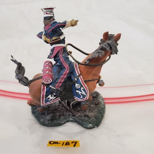 The Collectors Showcase CS00342 French Lancer Wounded Mounted CM-187 - Thumbnail 4