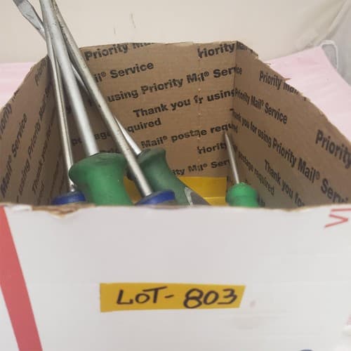 Mixed Lot of 5 Flat Head Screwdrivers LOT-803 - Thumbnail 3
