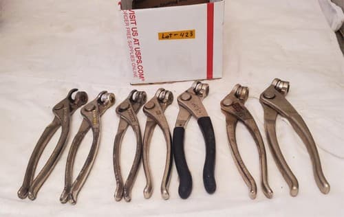 Lot of 7 Wedgelock Cleco Pliers Set Aviation Tool LOT-423 - Image 1