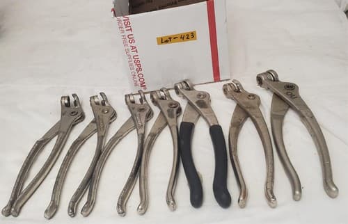 Lot of 7 Wedgelock Cleco Pliers Set Aviation Tool LOT-423 - Thumbnail 7