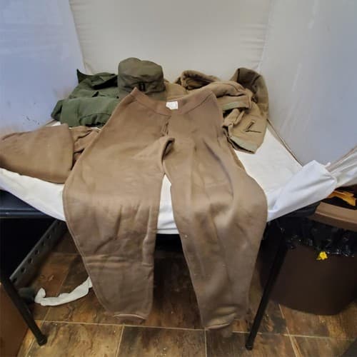 Lot of Drawers Coldweather Unisex Thermal Top And Bottom, Hooded Tactical Jacket - Thumbnail 2