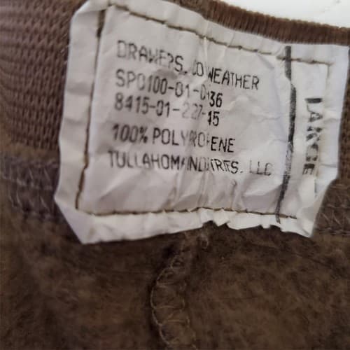 Lot of Drawers Coldweather Unisex Thermal Top And Bottom, Hooded Tactical Jacket - Thumbnail 5