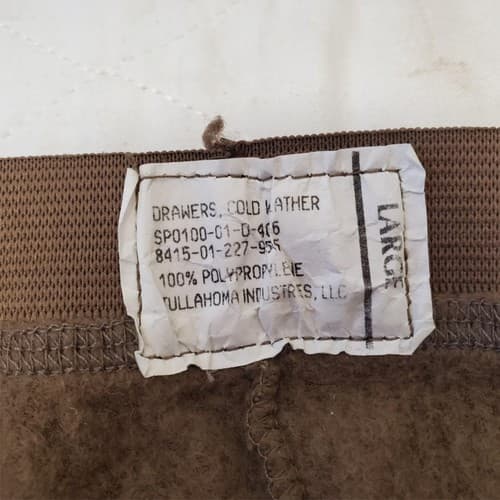 Lot of Drawers Coldweather Unisex Thermal Top And Bottom, Hooded Tactical Jacket - Thumbnail 3