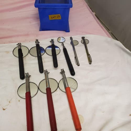 Lot of 9 Assorted Extendable Telescoping Inspection Mirrors LOT-35 - Thumbnail 2