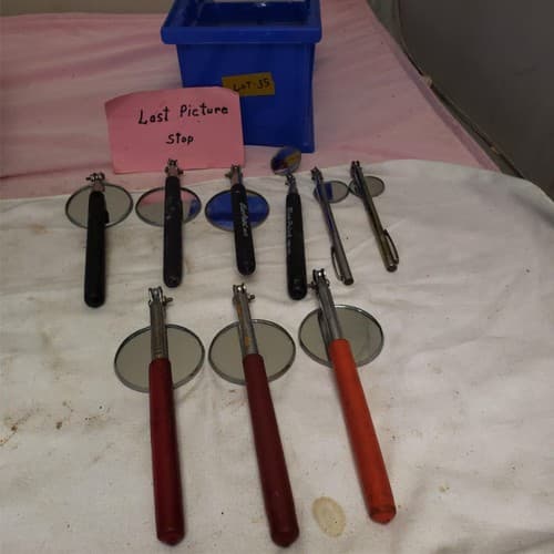 Lot of 9 Assorted Extendable Telescoping Inspection Mirrors LOT-35 - Thumbnail 11