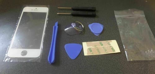 Replacement Front outer Screen Glass Lens for Apple iPhone 6 4.7" White + Tools - Image 1