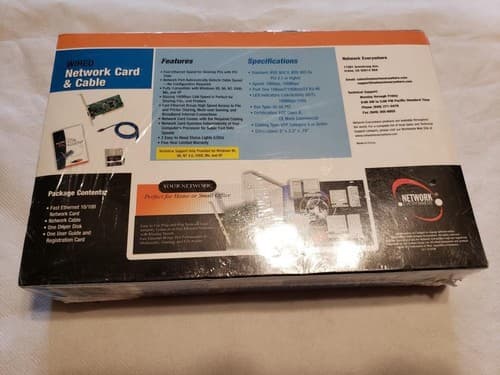 Brand New Wired Network Card And Cable Model NC100U-WM Network Everywhere - Thumbnail 3