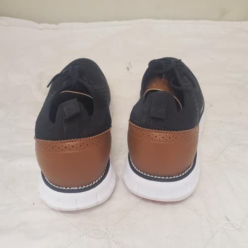 SVNKE Men's Casual Dress Oxfords Shoes Breathable Knit Leisure Sneakers UK9 - Thumbnail 4