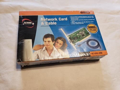 Brand New Wired Network Card And Cable Model NC100U-WM Network Everywhere - Image 1