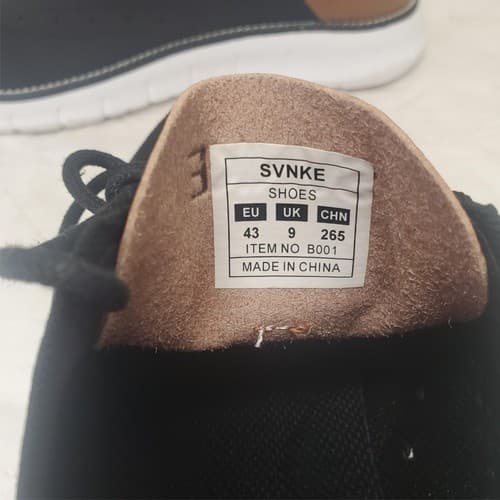 SVNKE Men's Casual Dress Oxfords Shoes Breathable Knit Leisure Sneakers UK9 - Thumbnail 8