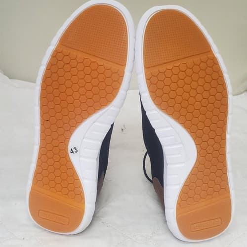 SVNKE Men's Casual Dress Oxfords Shoes Breathable Knit Leisure Sneakers UK9 - Thumbnail 10