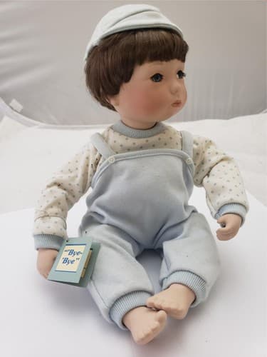 Ashton Drake Julie Good-Kruger Bye Bye Boy in the Baby Talk Series - Image 1