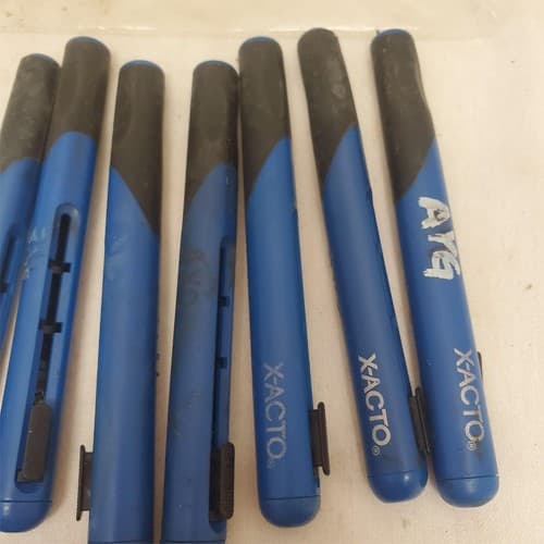 Lot of 9 X-ACTO Retract-A-Blade Hobby Knife & Pricker Pin LOT-116 - Thumbnail 4