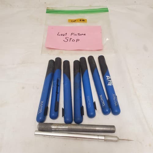 Lot of 9 X-ACTO Retract-A-Blade Hobby Knife & Pricker Pin LOT-116 - Thumbnail 7