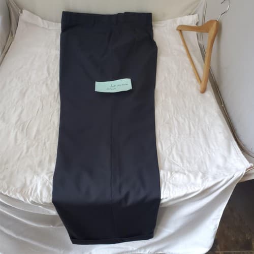 Brooks Brothers Madison Gray 100% Wool Pleated Trouser Size W35 - Image 1