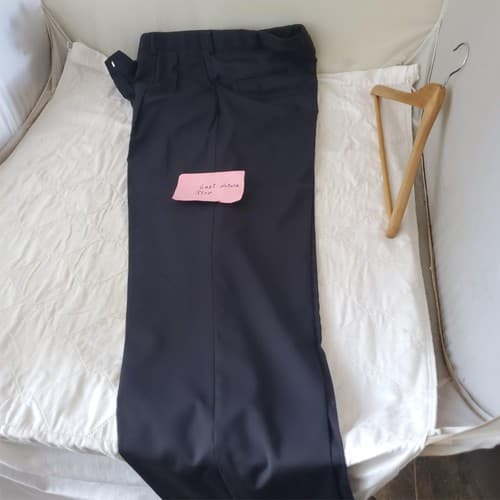 Brooks Brothers Madison Gray 100% Wool Pleated Trouser Size W35 - Thumbnail 4