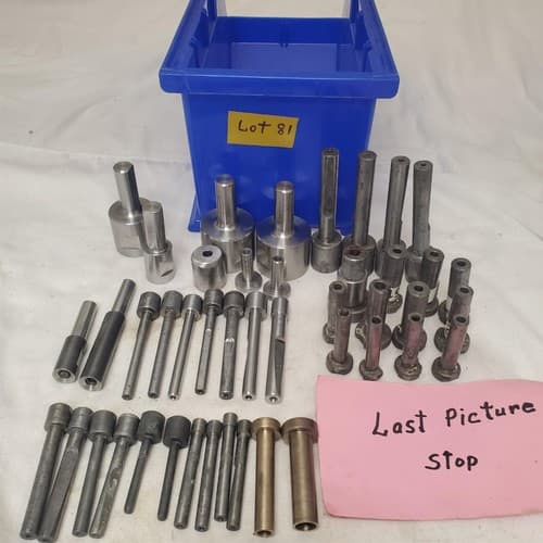 Lot of Precision Machining Tools Punches Dies Gauges Metalworking Set LOT-81 - Thumbnail 7