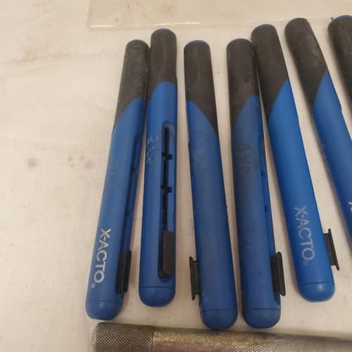 Lot of 9 X-ACTO Retract-A-Blade Hobby Knife & Pricker Pin LOT-116 - Thumbnail 5