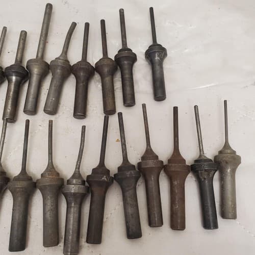 Lot of Rivet Gun Snaps Bit Knock Out Punch Set LOT-445 - Thumbnail 5