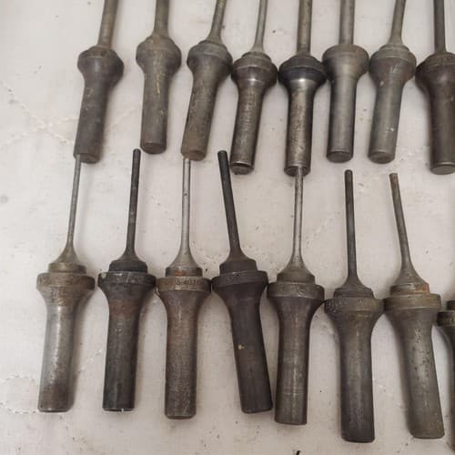 Lot of Rivet Gun Snaps Bit Knock Out Punch Set LOT-445 - Thumbnail 4