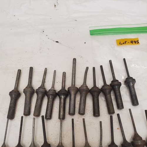 Lot of Rivet Gun Snaps Bit Knock Out Punch Set LOT-445 - Thumbnail 6