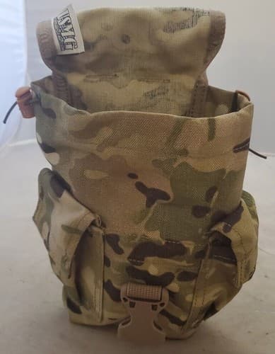 Original Vintage Used USMC Army Military Canteen Pouch - Image 1