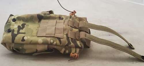 Original Vintage Used USMC Army Military Canteen Pouch - Thumbnail 3