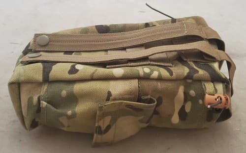 Original Vintage Used USMC Army Military Canteen Pouch - Thumbnail 4